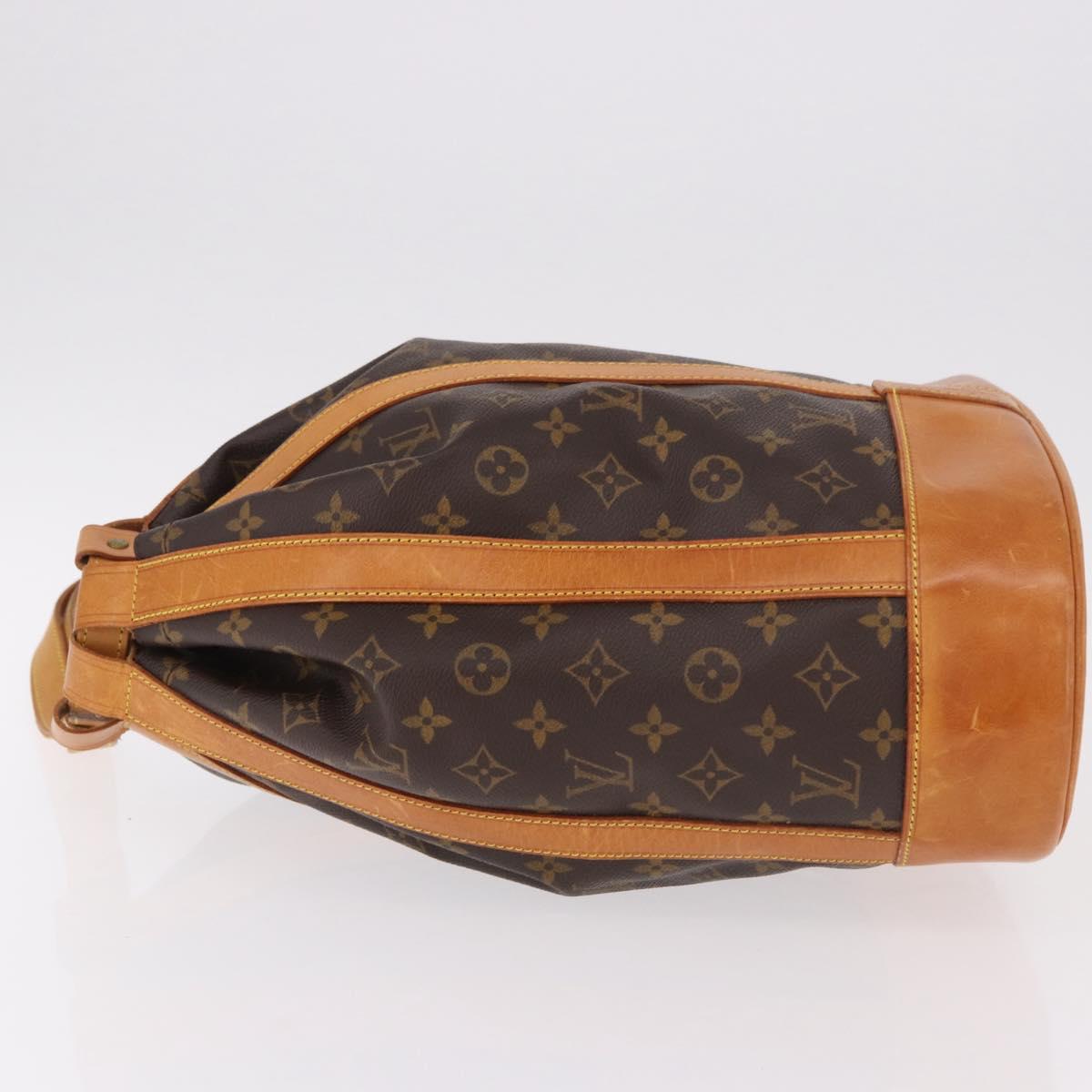 LOUIS VUITTON Monogram Randonnee PM Shoulder Bag M42243 LV Auth 186097A