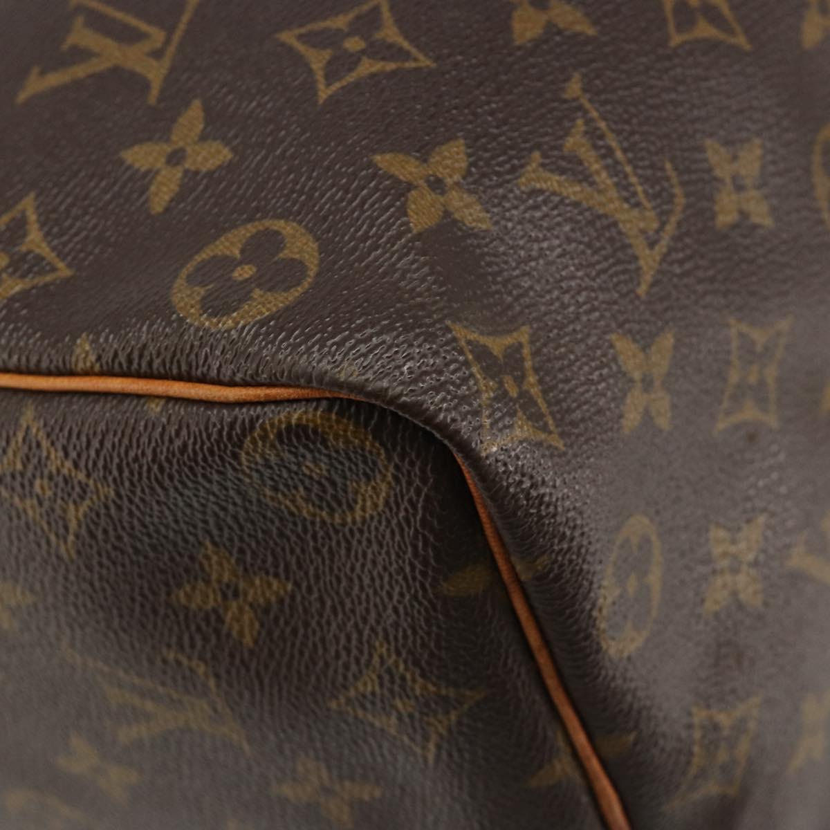 LOUIS VUITTON Monogram Speedy 35 Hand Bag M41524 LV Auth 186099A