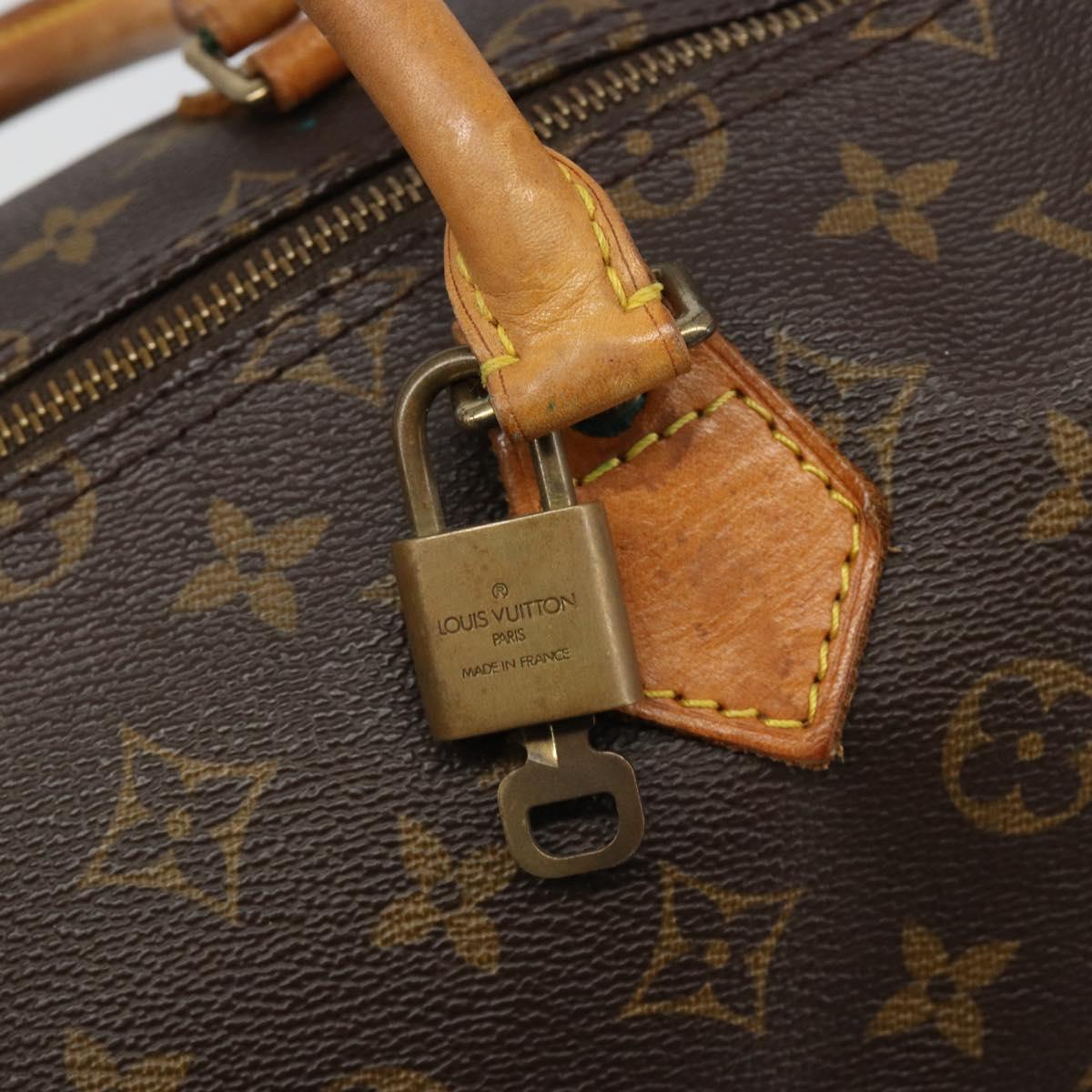 LOUIS VUITTON Monogram Speedy 35 Hand Bag M41524 LV Auth 186099A