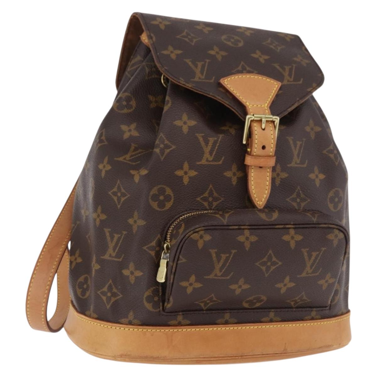 LOUIS VUITTON Monogram Montsouris PM Backpack M51137 LV Auth 186103A