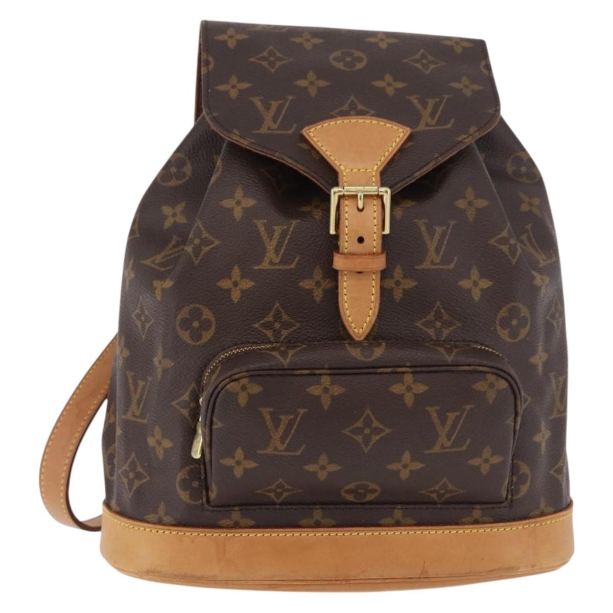 LOUIS VUITTON Monogram Montsouris PM Backpack M51137 LV Auth 186103A