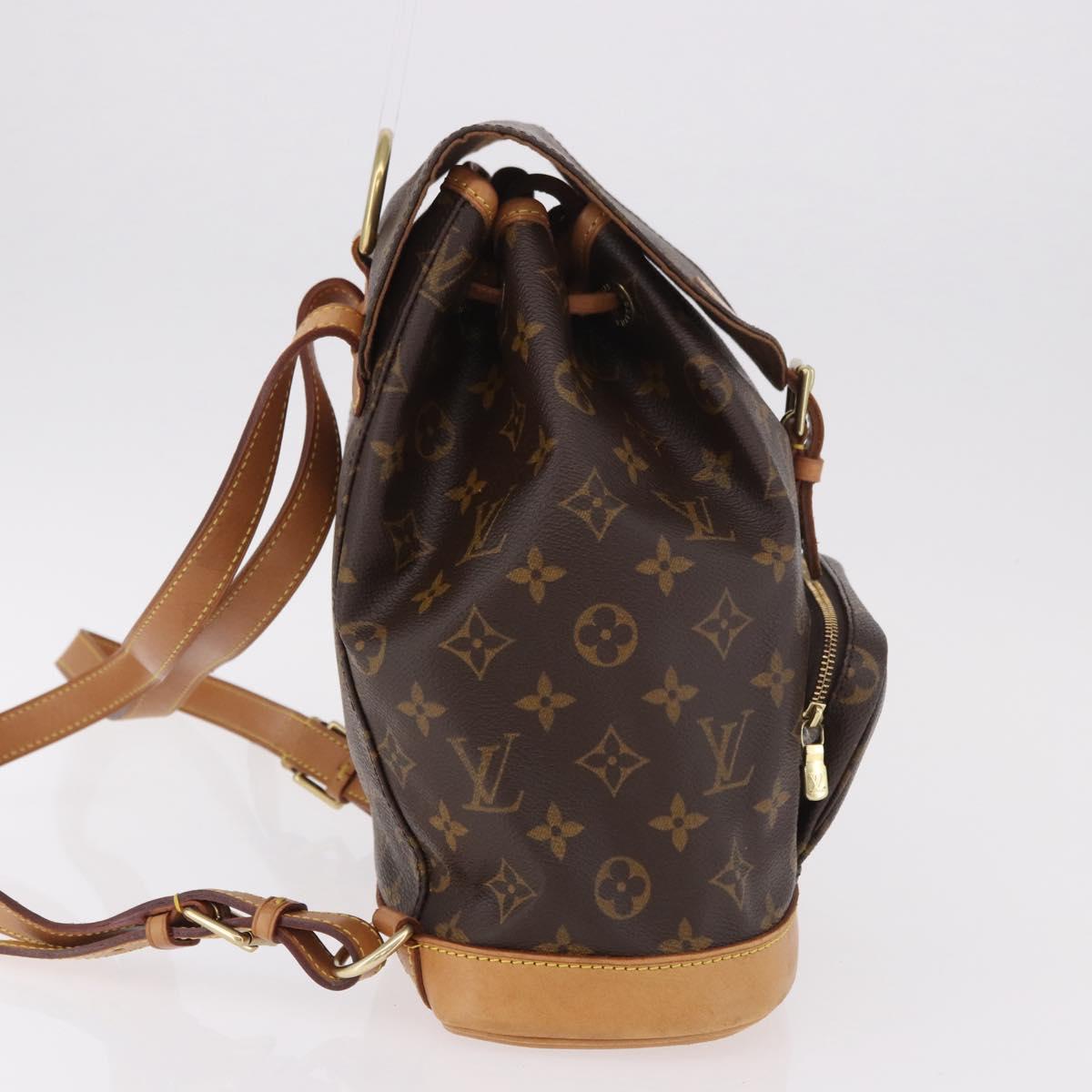 LOUIS VUITTON Monogram Montsouris PM Backpack M51137 LV Auth 186103A