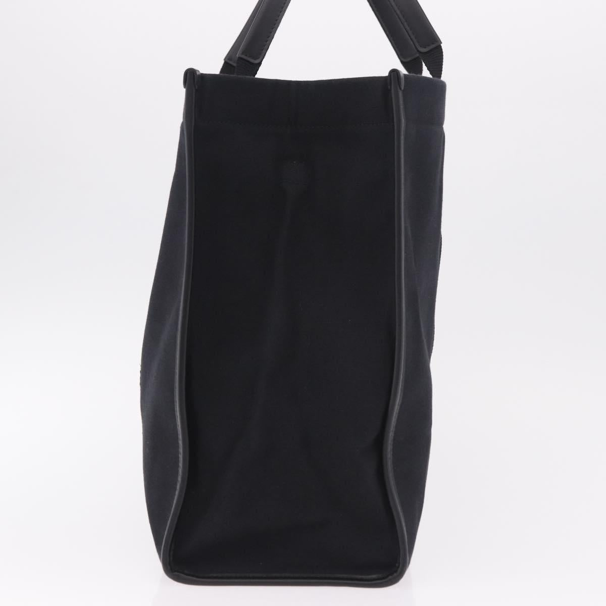 BALENCIAGA Hand Bag Canvas 2way Black Gold 671403 Auth 186106M
