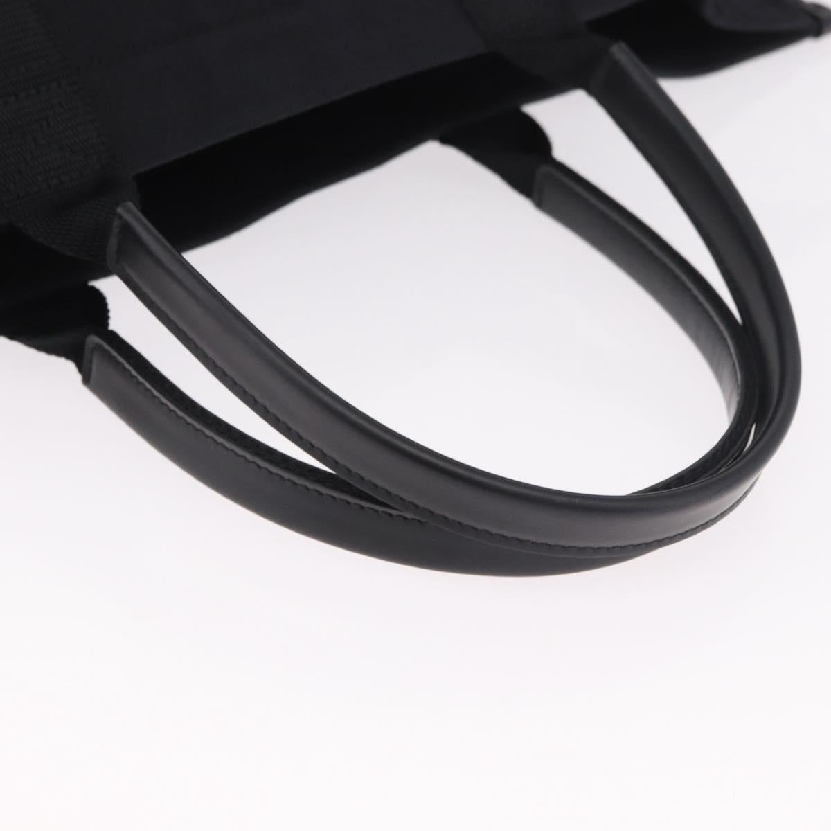 BALENCIAGA Hand Bag Canvas 2way Black Gold 671403 Auth 186106M