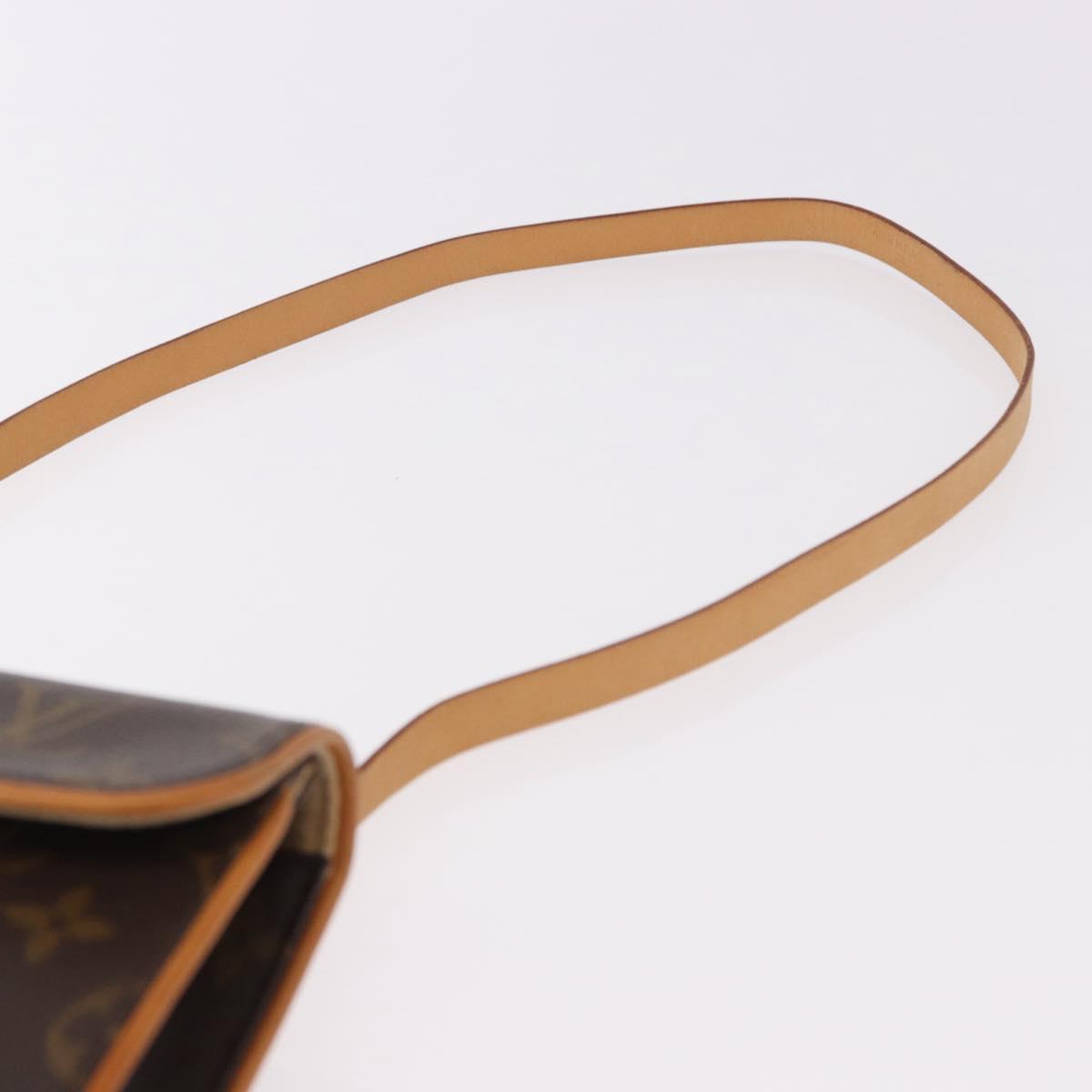 LOUIS VUITTON Monogram Pochette Florentine Waist bag M51855 LV Auth 186107V