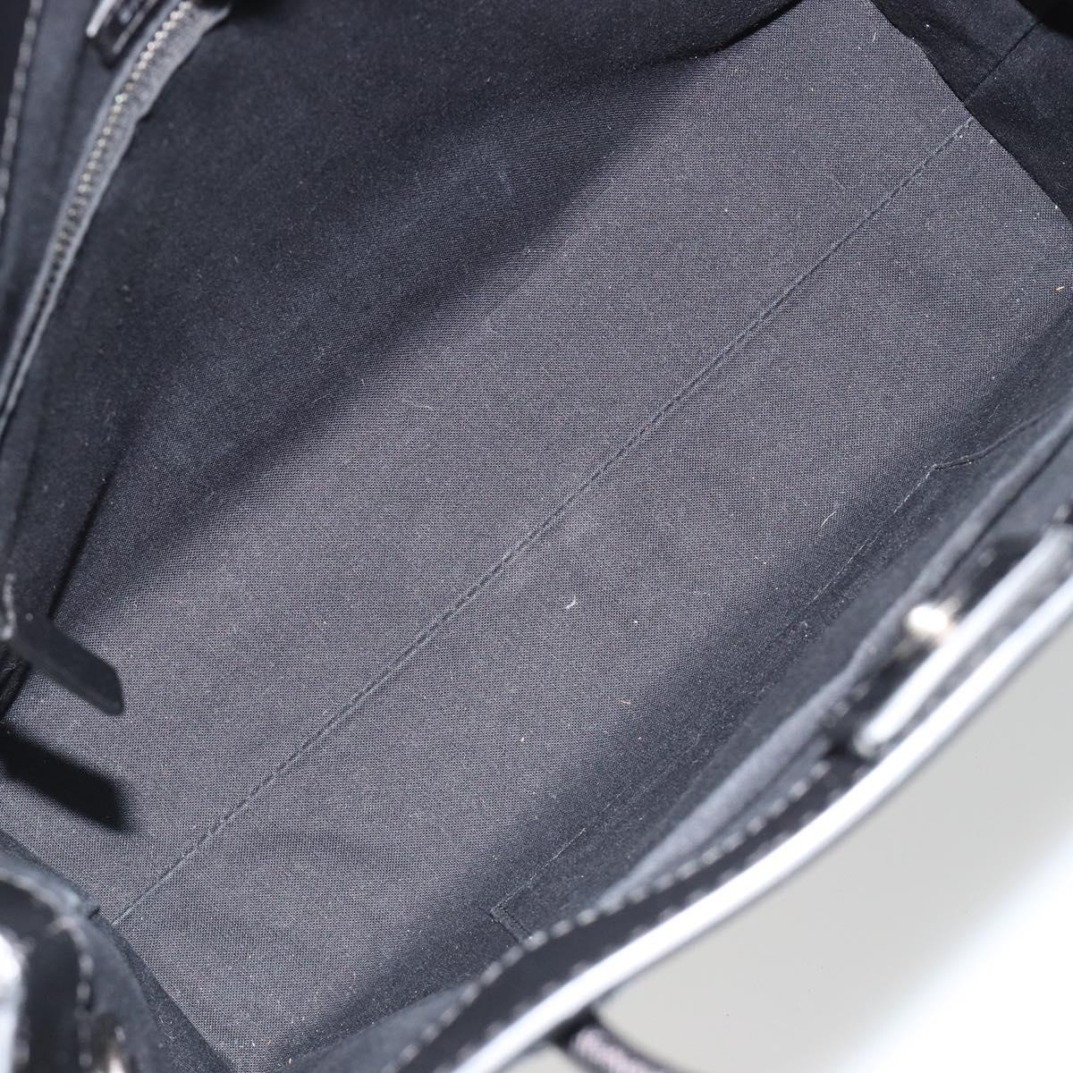 BALENCIAGA Hand Bag Leather 2way Black Silver 597860 Auth 186114A