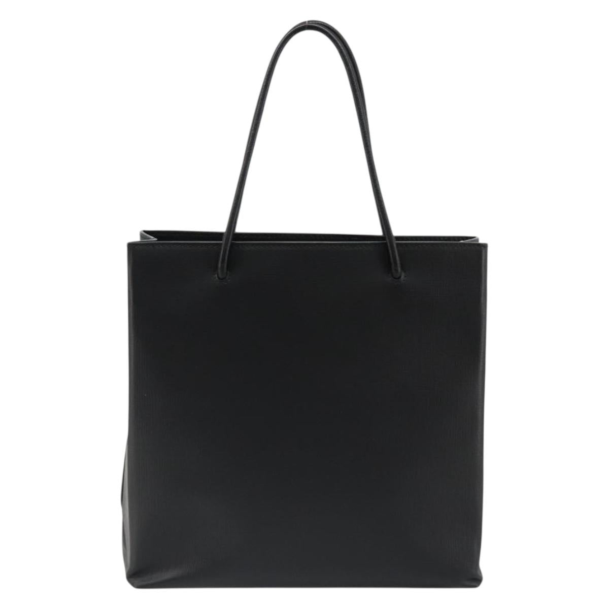BALENCIAGA Hand Bag Leather 2way Black Silver 597860 Auth 186114A