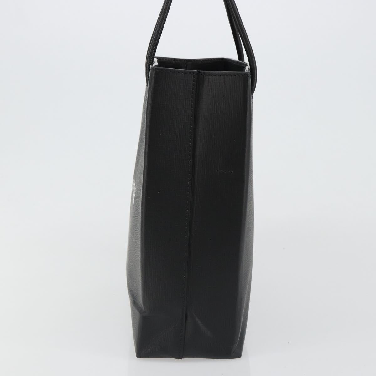 BALENCIAGA Hand Bag Leather 2way Black Silver 597860 Auth 186114A