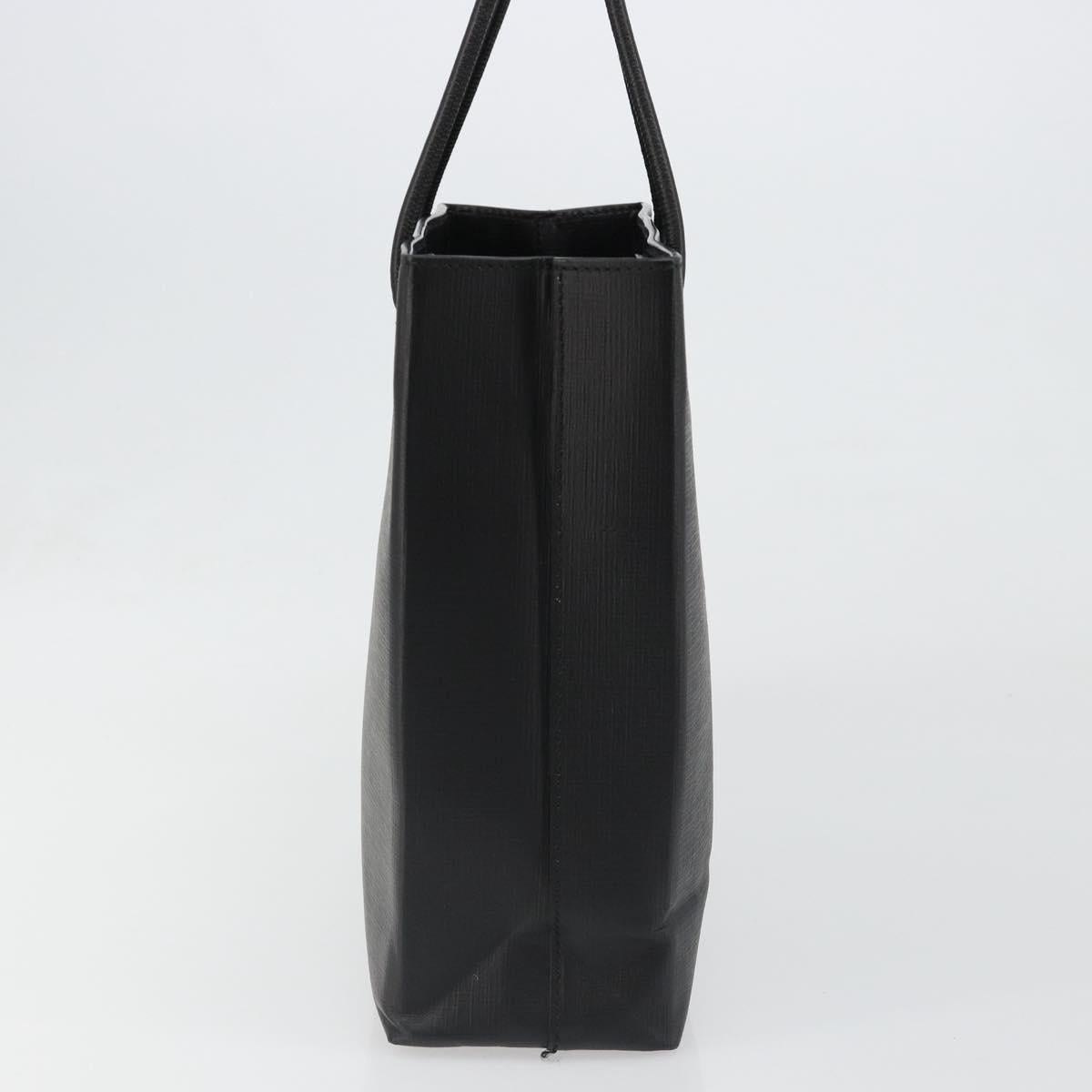 BALENCIAGA Hand Bag Leather 2way Black Silver 597860 Auth 186114A