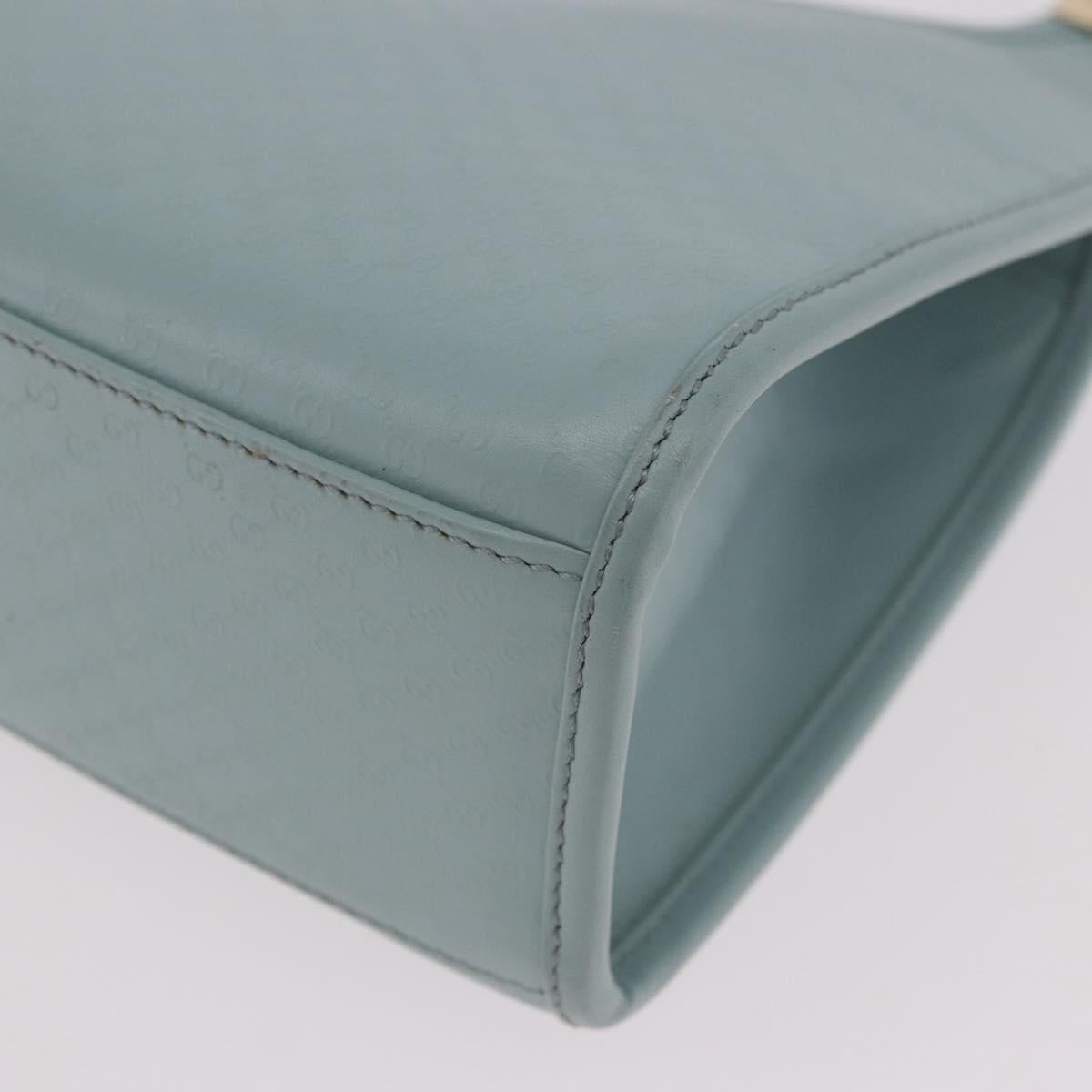 GUCCI Micro Guccissima Jackie Bag Gold Light Blue 002 1068 2404 Auth 186130V