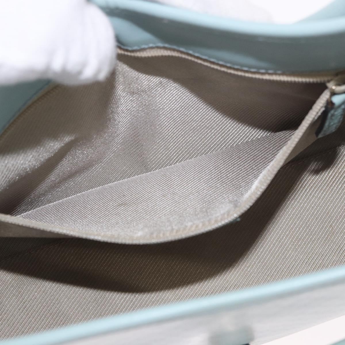 GUCCI Micro Guccissima Jackie Bag Gold Light Blue 002 1068 2404 Auth 186130V
