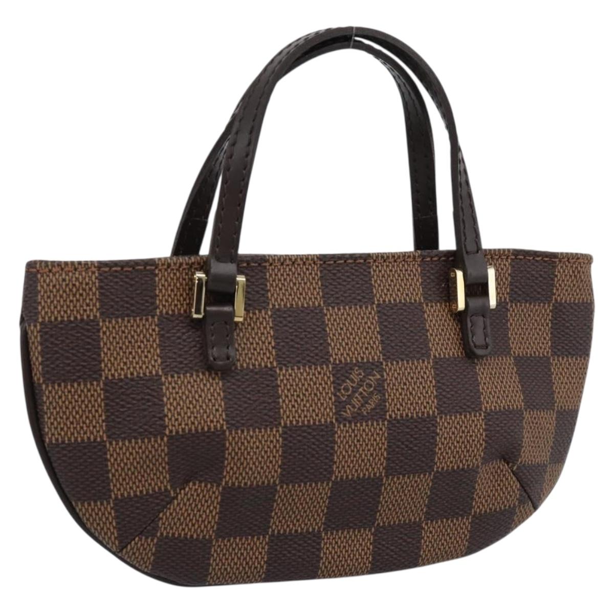 LOUIS VUITTON Damier Ebene Manosque GM Accessory Pouch N51120 LV Auth 186138A