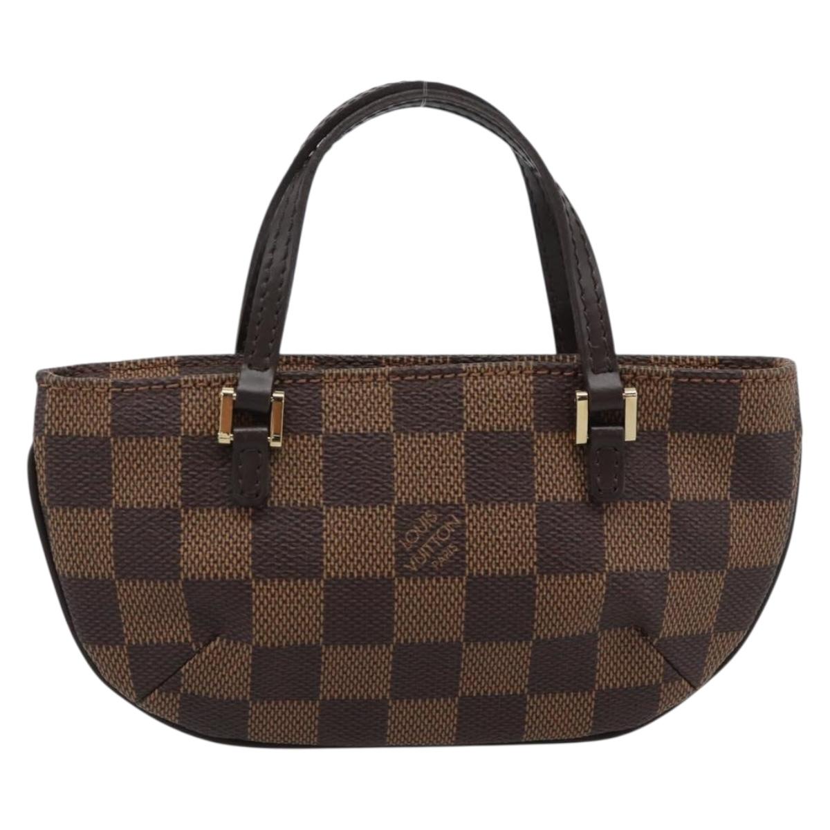 LOUIS VUITTON Damier Ebene Manosque GM Accessory Pouch N51120 LV Auth 186138A