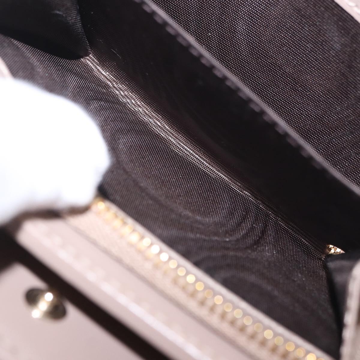 GUCCI GG Supreme Wallet PVC Beige Gold 795060 Auth 186154M