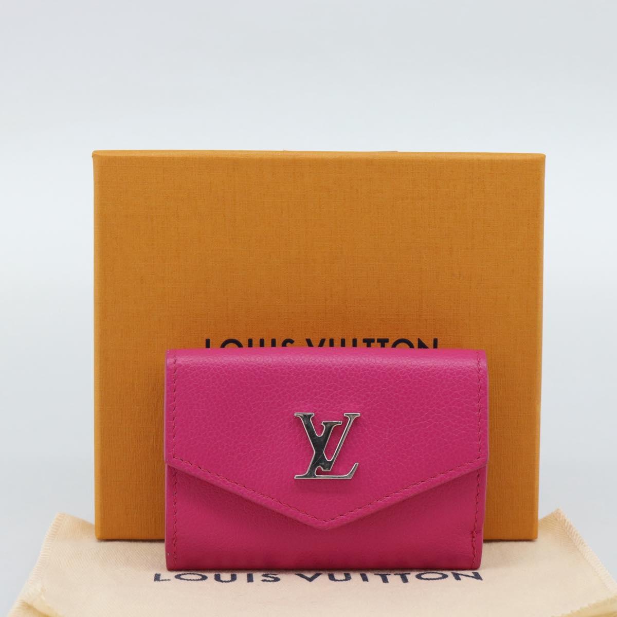 LOUIS VUITTON Portefeuille Rock Mini Wallet Leather Pink M81886 LV Auth 186174M
