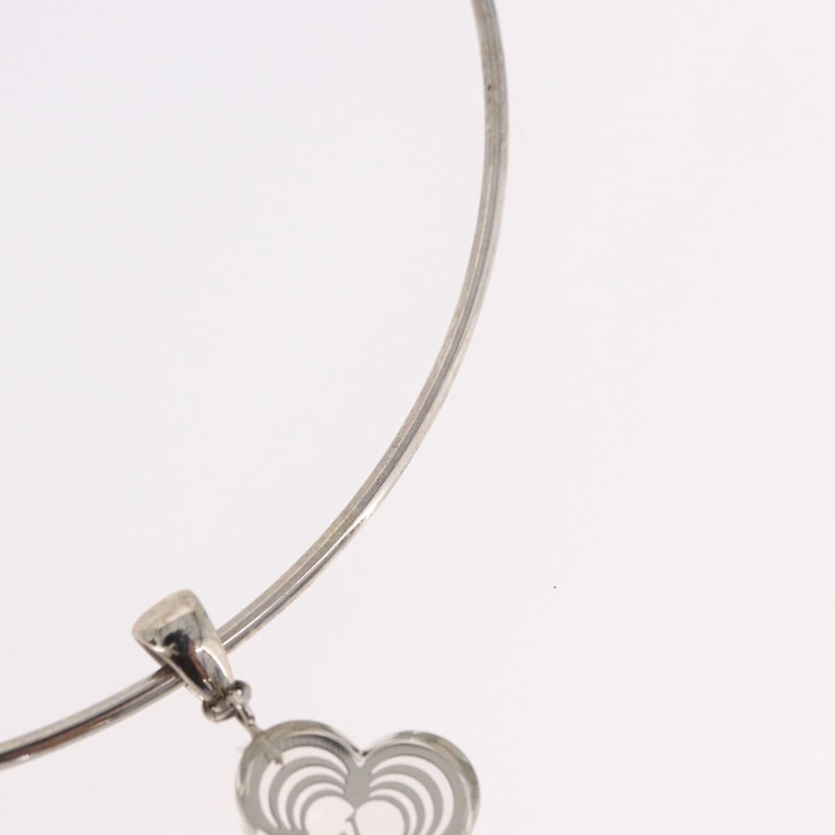 LOUIS VUITTON Corie Arafoli Choker metal Silver LV Auth 186177A