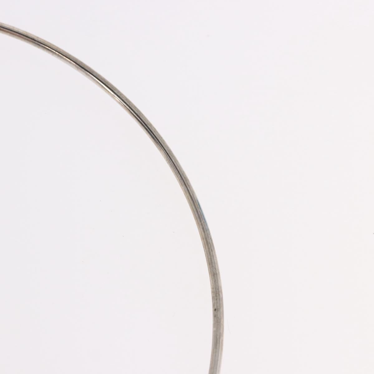 LOUIS VUITTON Corie Arafoli Choker metal Silver LV Auth 186177A