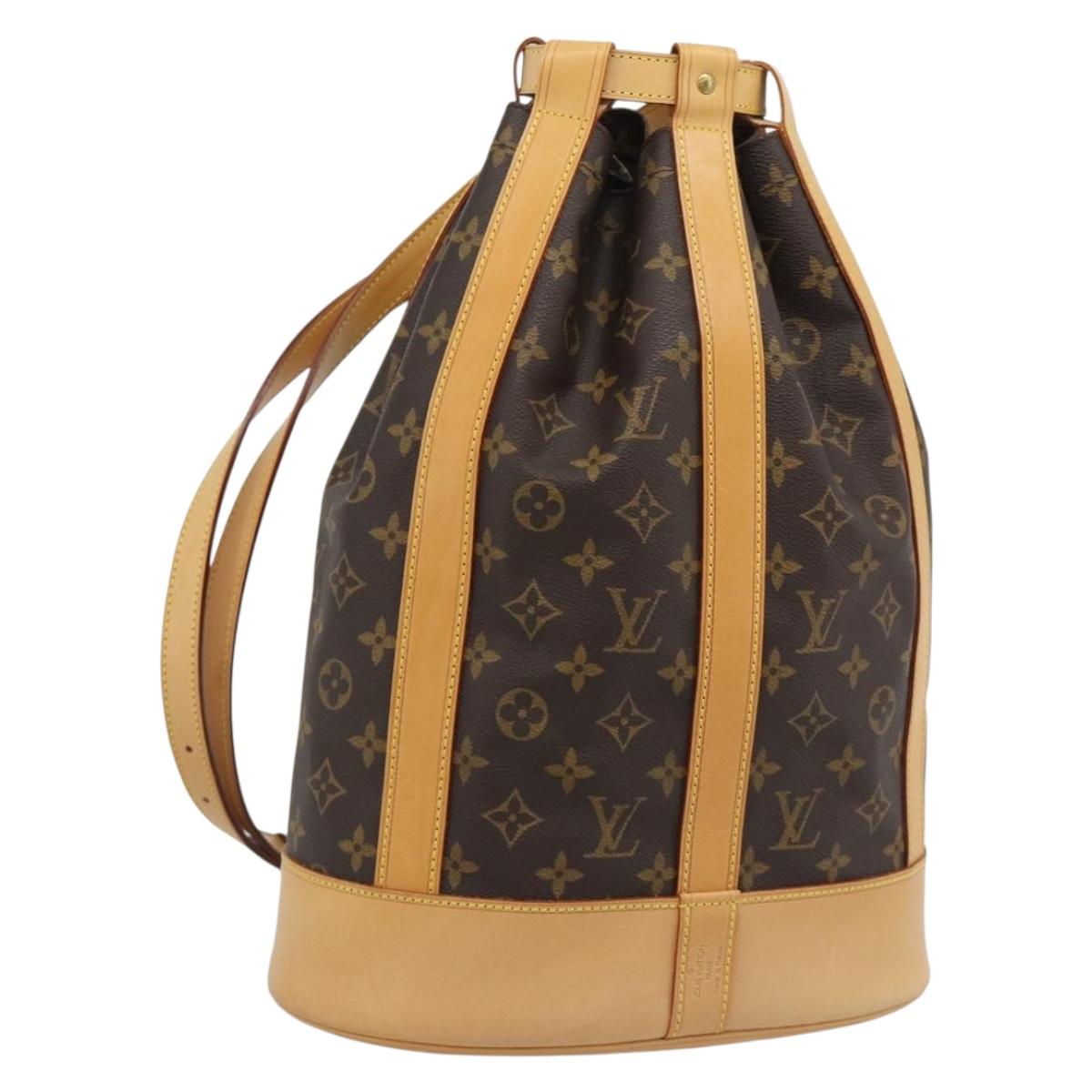 LOUIS VUITTON Monogram Randonnee PM Shoulder Bag M42243 LV Auth 186184SAM