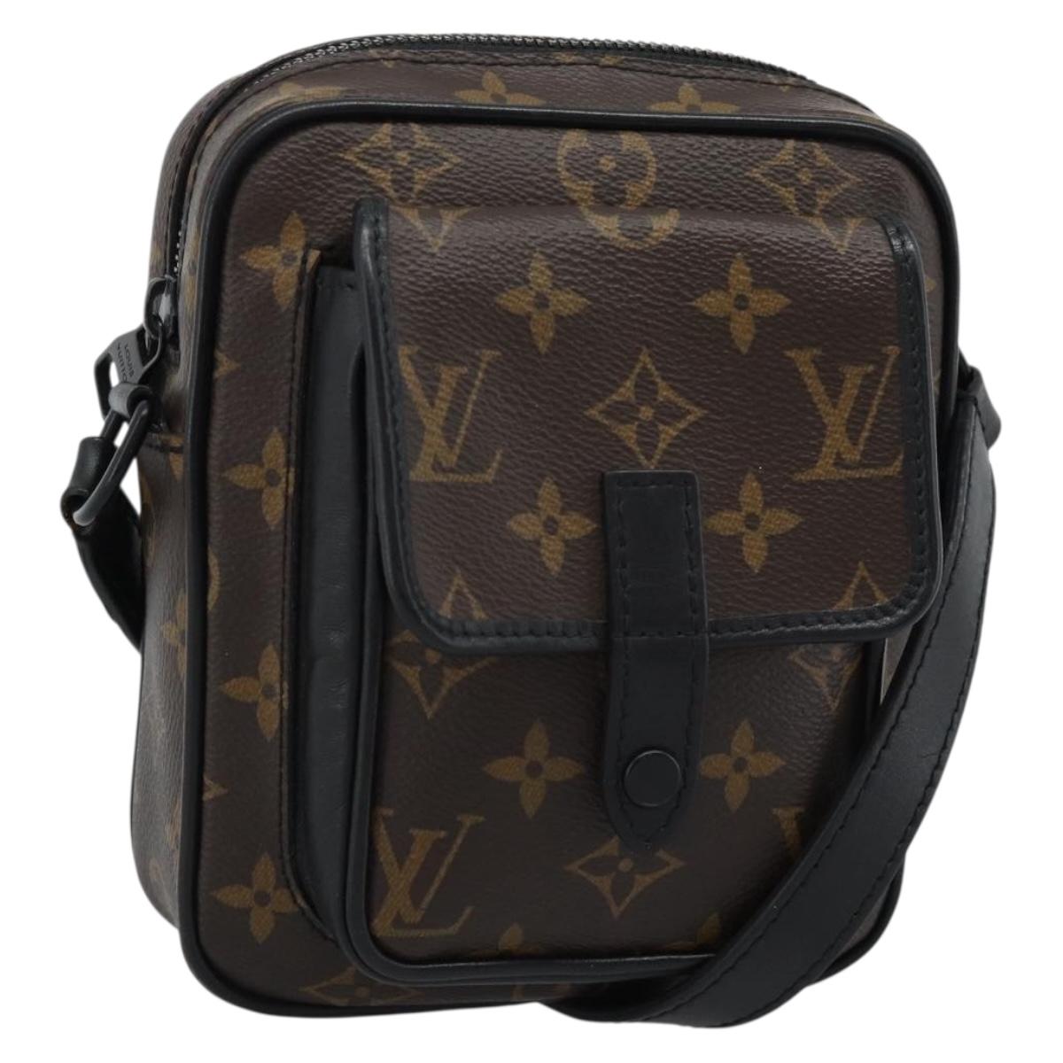 LOUIS VUITTON Macassar Christopher Wearable Wallet Bag M69404 LV Auth 186189V