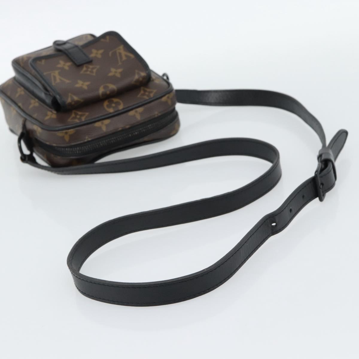 LOUIS VUITTON Macassar Christopher Wearable Wallet Bag M69404 LV Auth 186189V