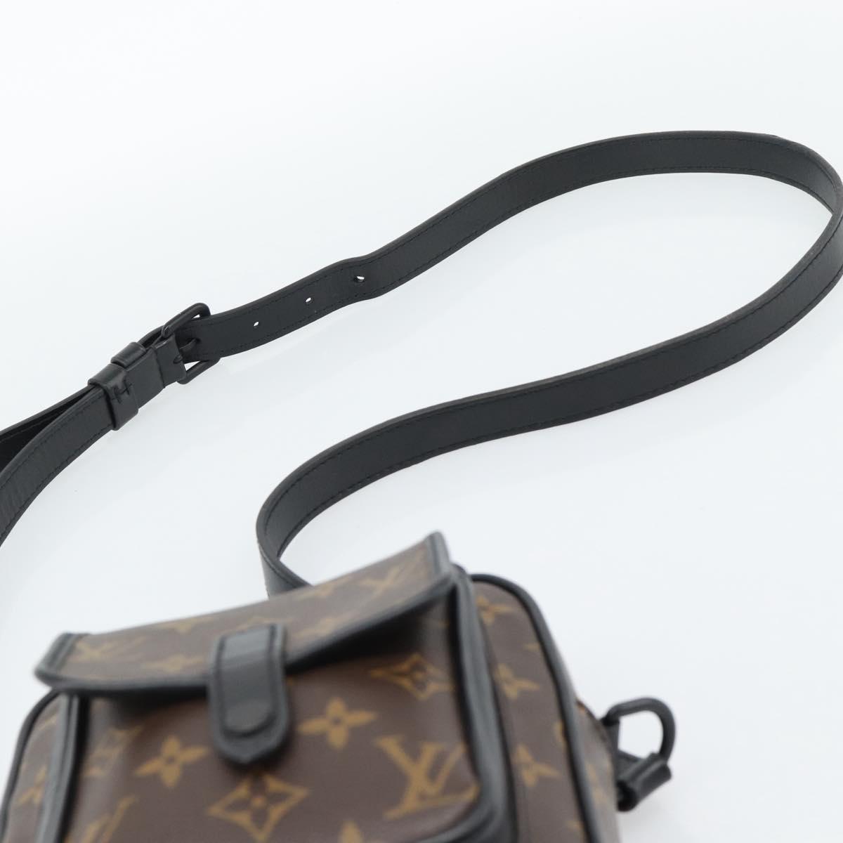 LOUIS VUITTON Macassar Christopher Wearable Wallet Bag M69404 LV Auth 186189V