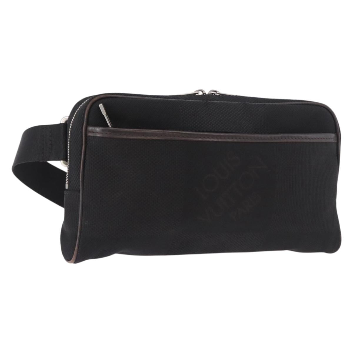 LOUIS VUITTON Damier Geant Acrobat Shoulder Bag Canvas Black M93620 Auth 186207A