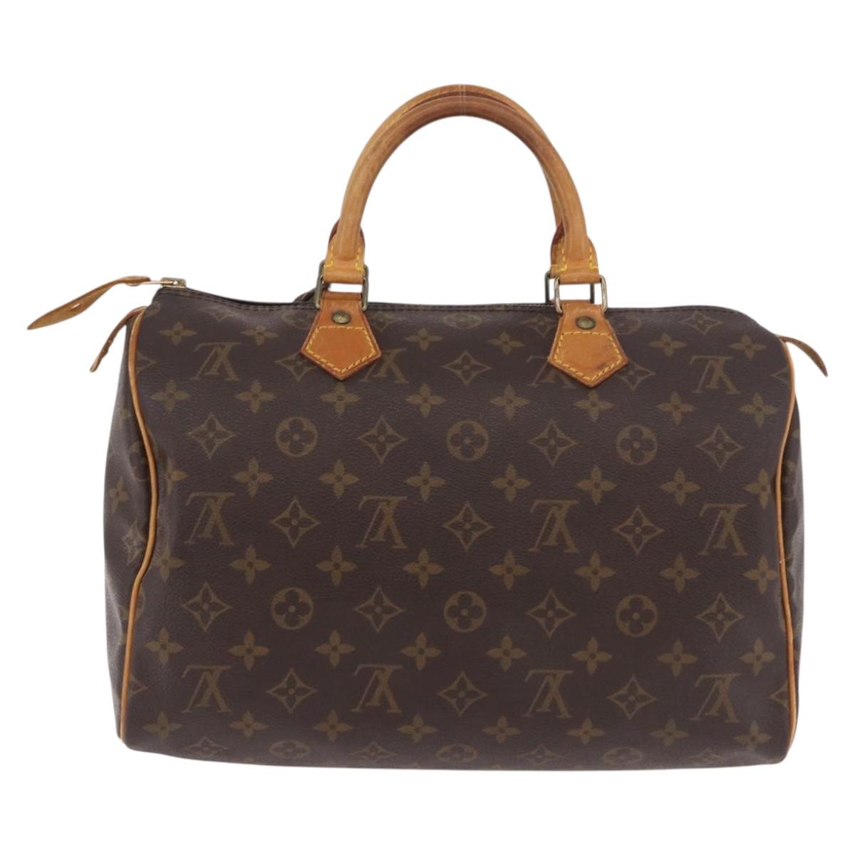 LOUIS VUITTON Monogram Speedy 30 Hand Bag M41526 LV Auth 186218A