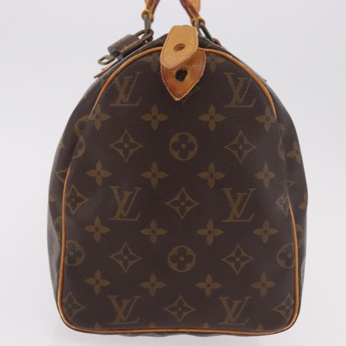 LOUIS VUITTON Monogram Speedy 30 Hand Bag M41526 LV Auth 186218A