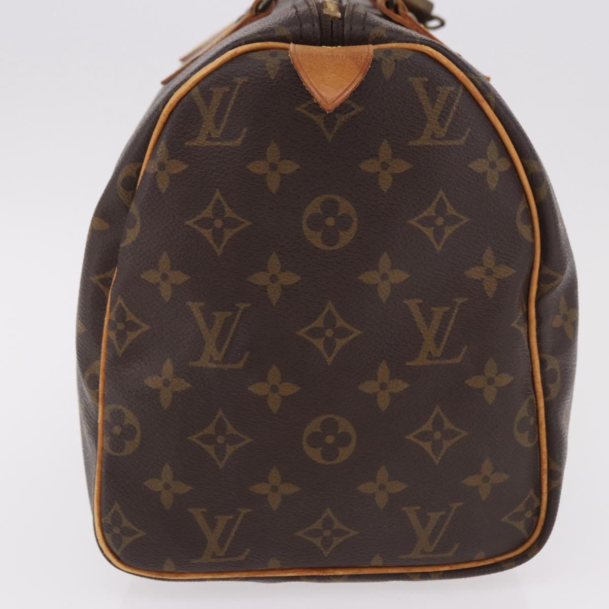 LOUIS VUITTON Monogram Speedy 30 Hand Bag M41526 LV Auth 186218A