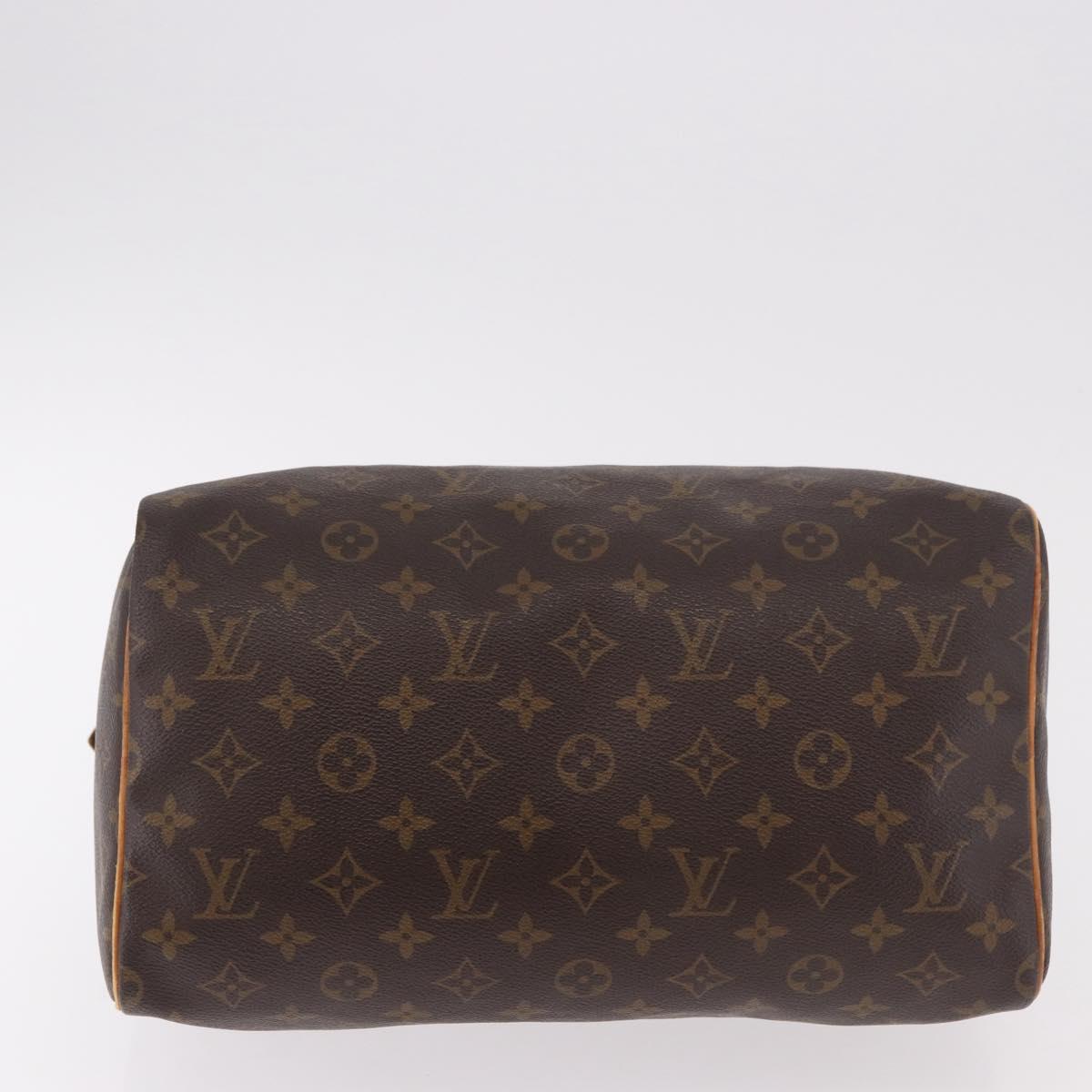 LOUIS VUITTON Monogram Speedy 30 Hand Bag M41526 LV Auth 186218A