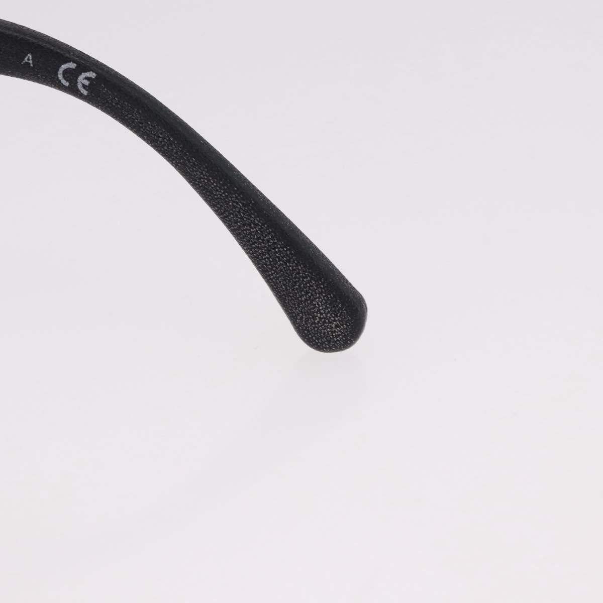 CHANEL Chain Sunglasses plastic Black CC Auth 186220M