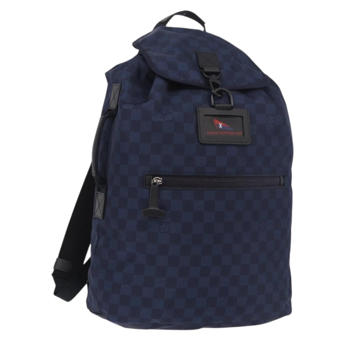 LOUIS VUITTON LV Cup Ostro Backpack Navy N41252 LV Auth 186221M