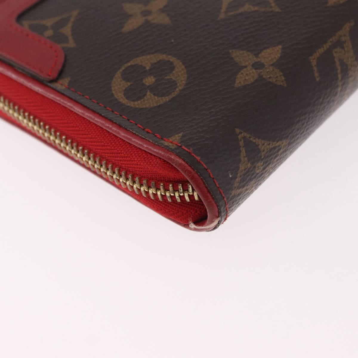 LOUIS VUITTON Monogram Zippy Wallet Tiro Long Wallet M61854 LV Auth 186231A
