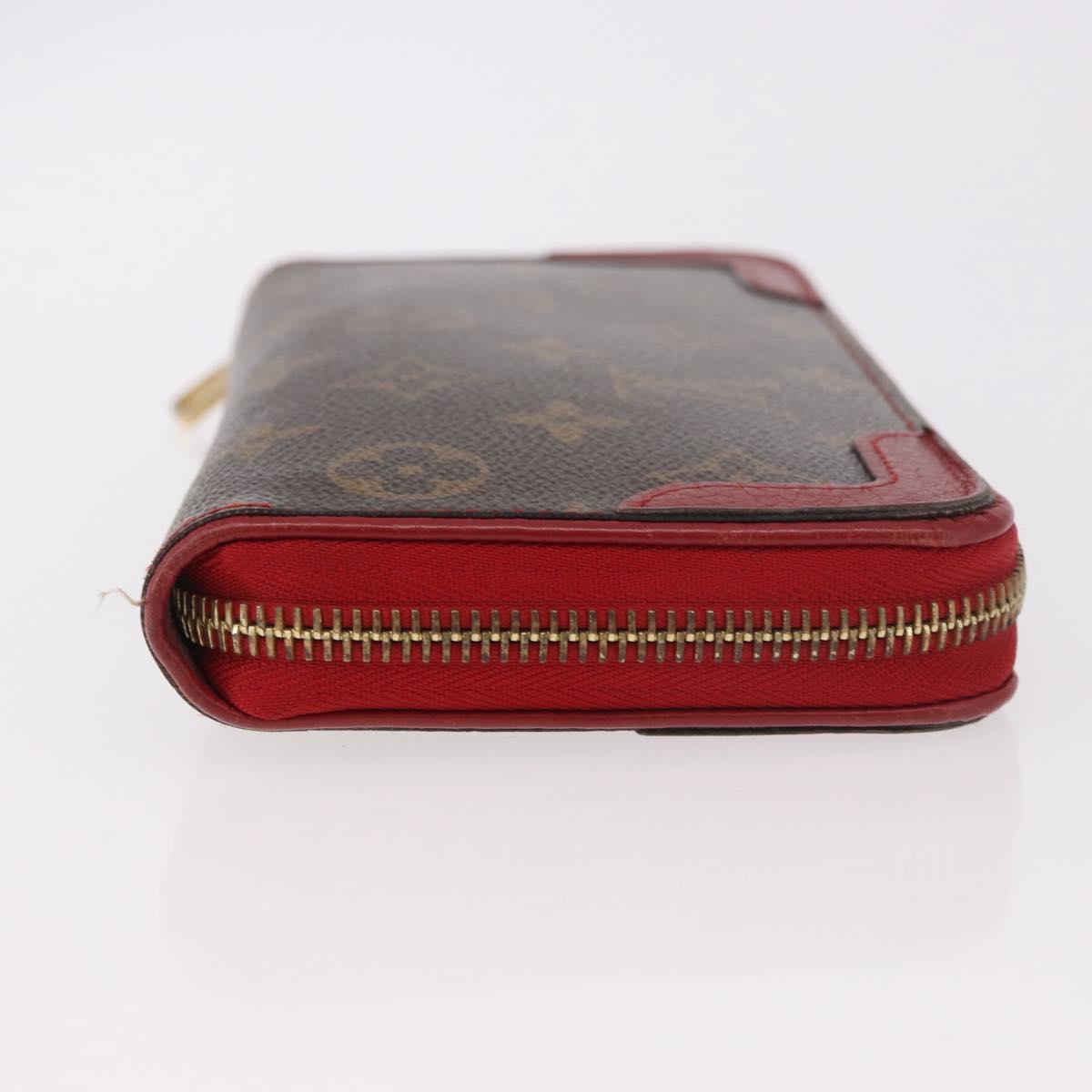 LOUIS VUITTON Monogram Zippy Wallet Tiro Long Wallet M61854 LV Auth 186231A