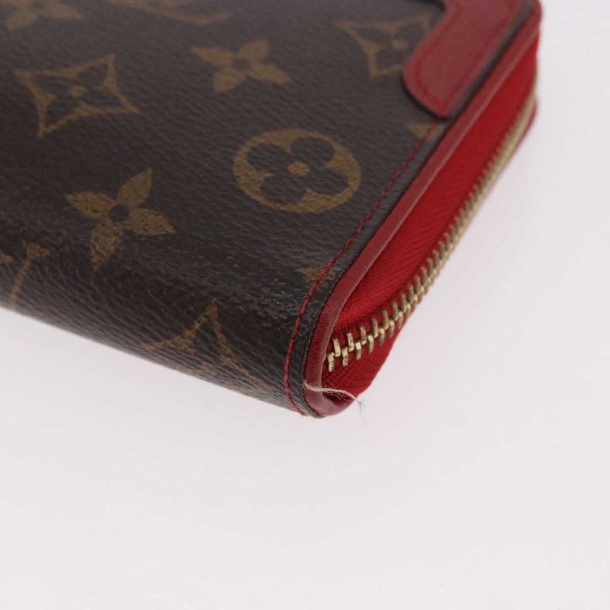 LOUIS VUITTON Monogram Zippy Wallet Tiro Long Wallet M61854 LV Auth 186231A