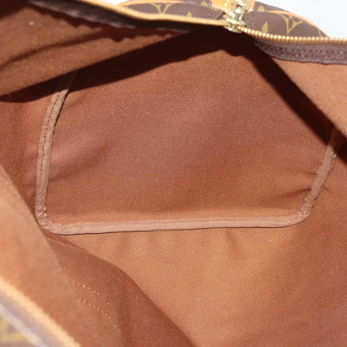 LOUIS VUITTON Monogram Keepall 55 Boston Bag M41424 LV Auth 186234A