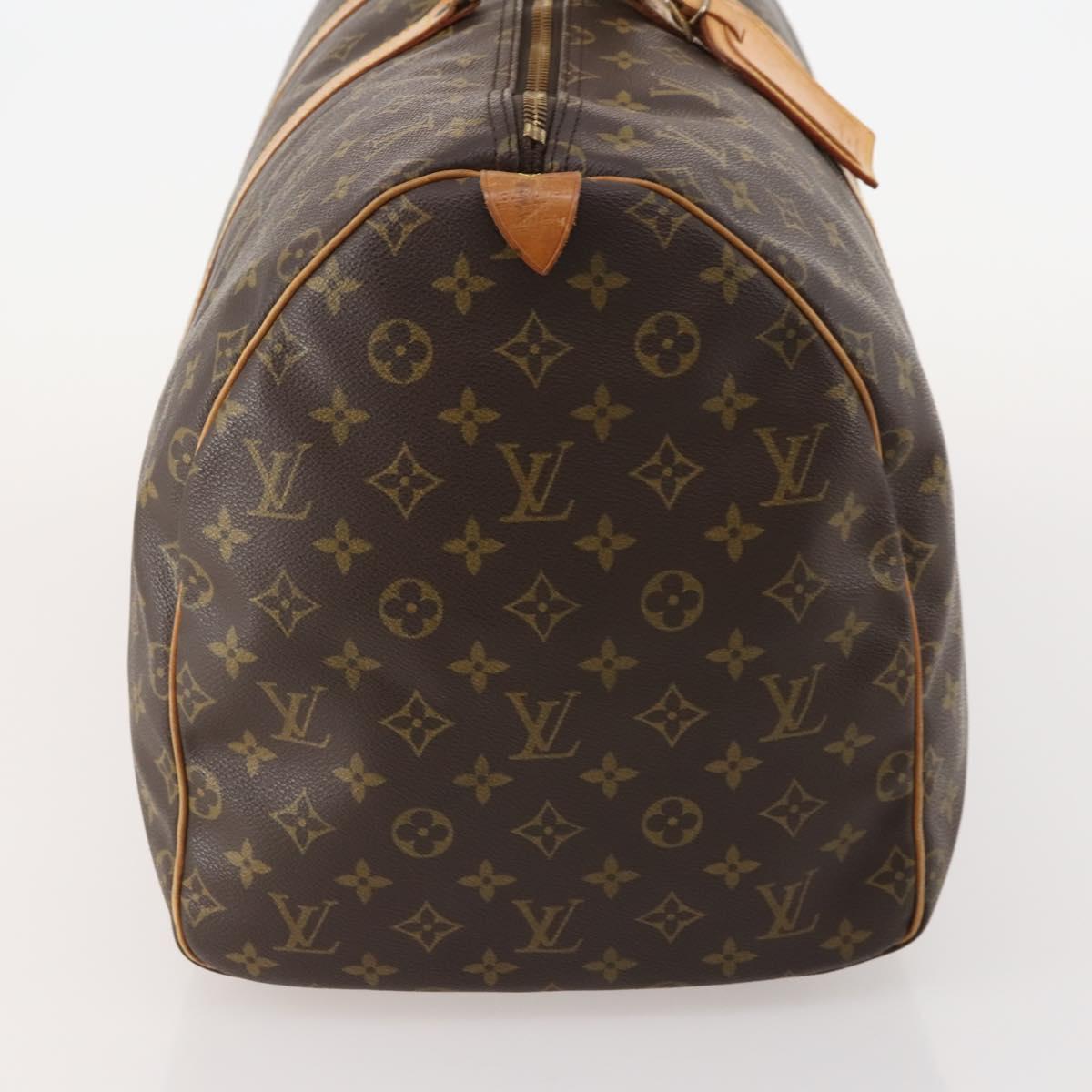 LOUIS VUITTON Monogram Keepall 55 Boston Bag M41424 LV Auth 186234A