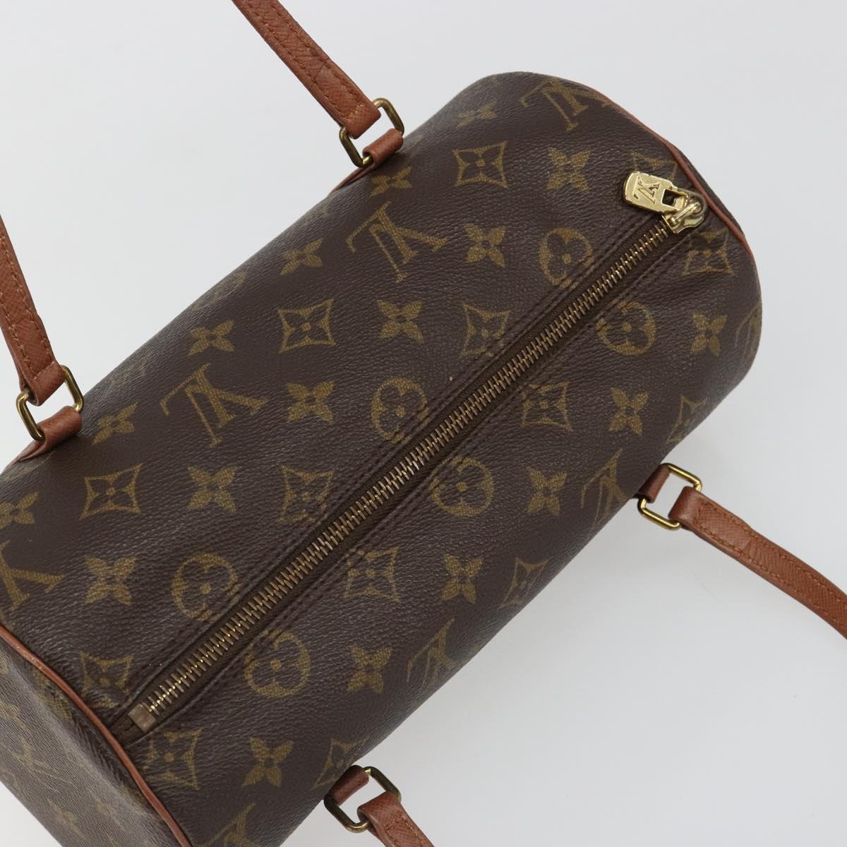 LOUIS VUITTON Monogram Papillon 30 Hand Bag M51385 LV Auth 186243