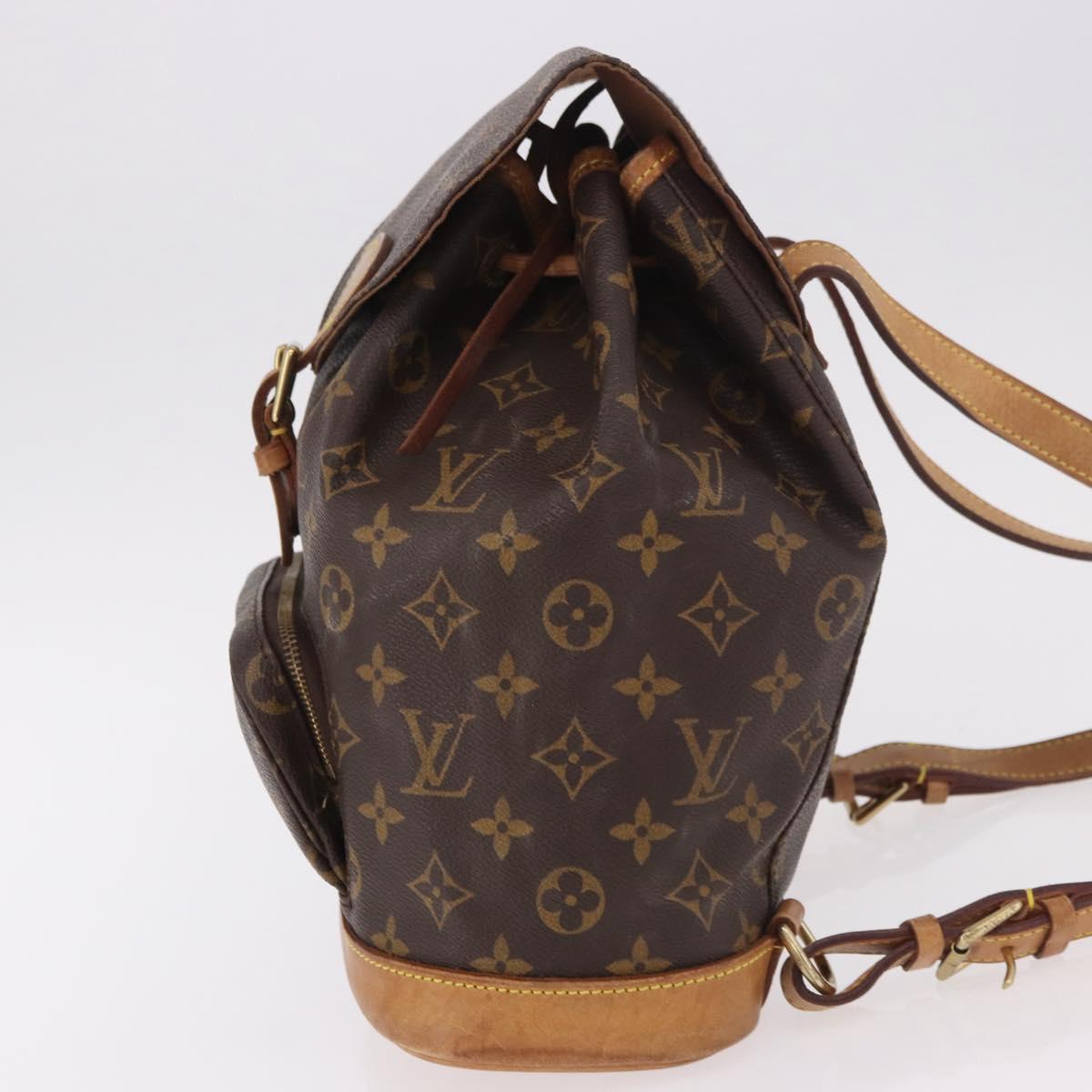 LOUIS VUITTON Monogram Montsouris MM Backpack M51136 LV Auth 186246A