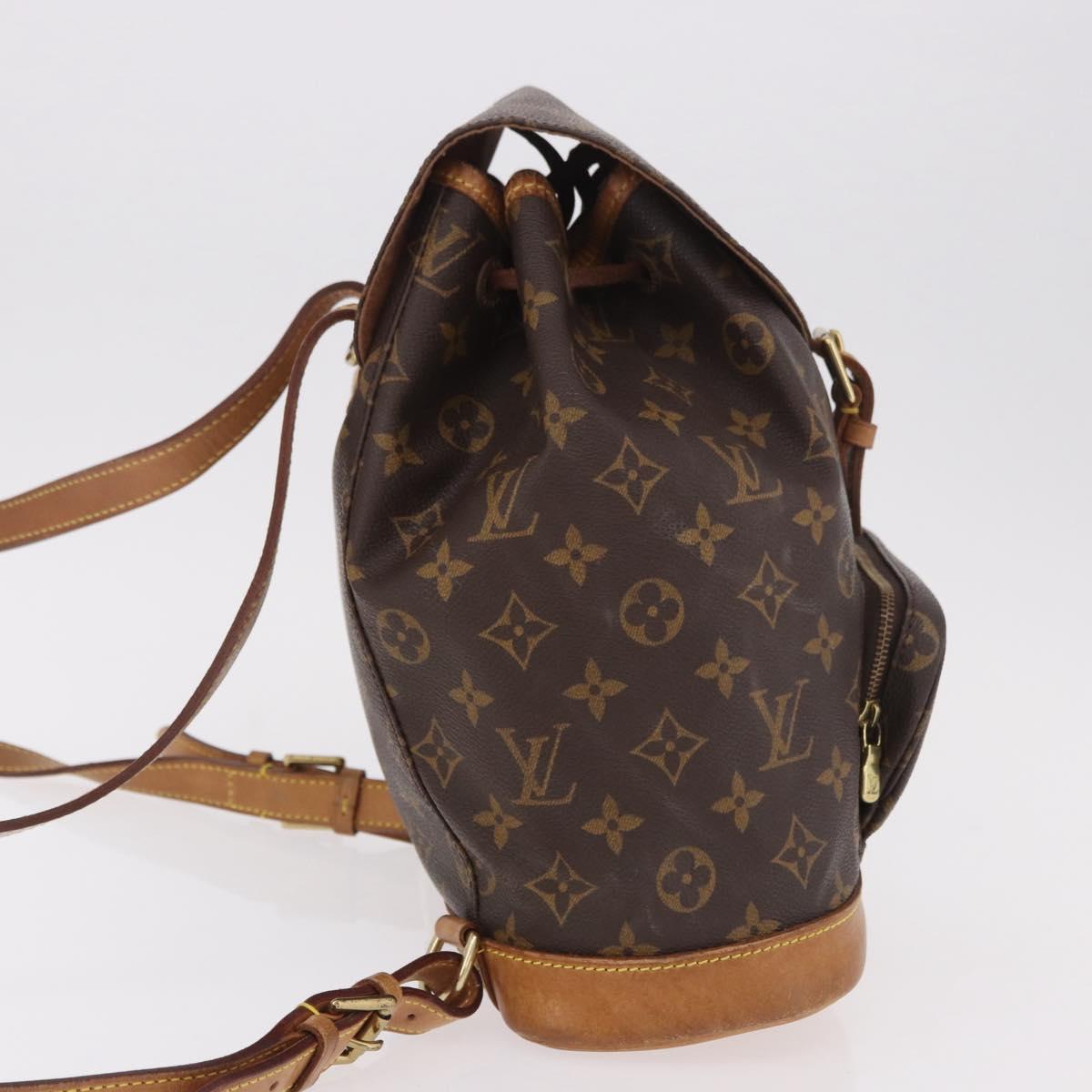 LOUIS VUITTON Monogram Montsouris MM Backpack M51136 LV Auth 186246A