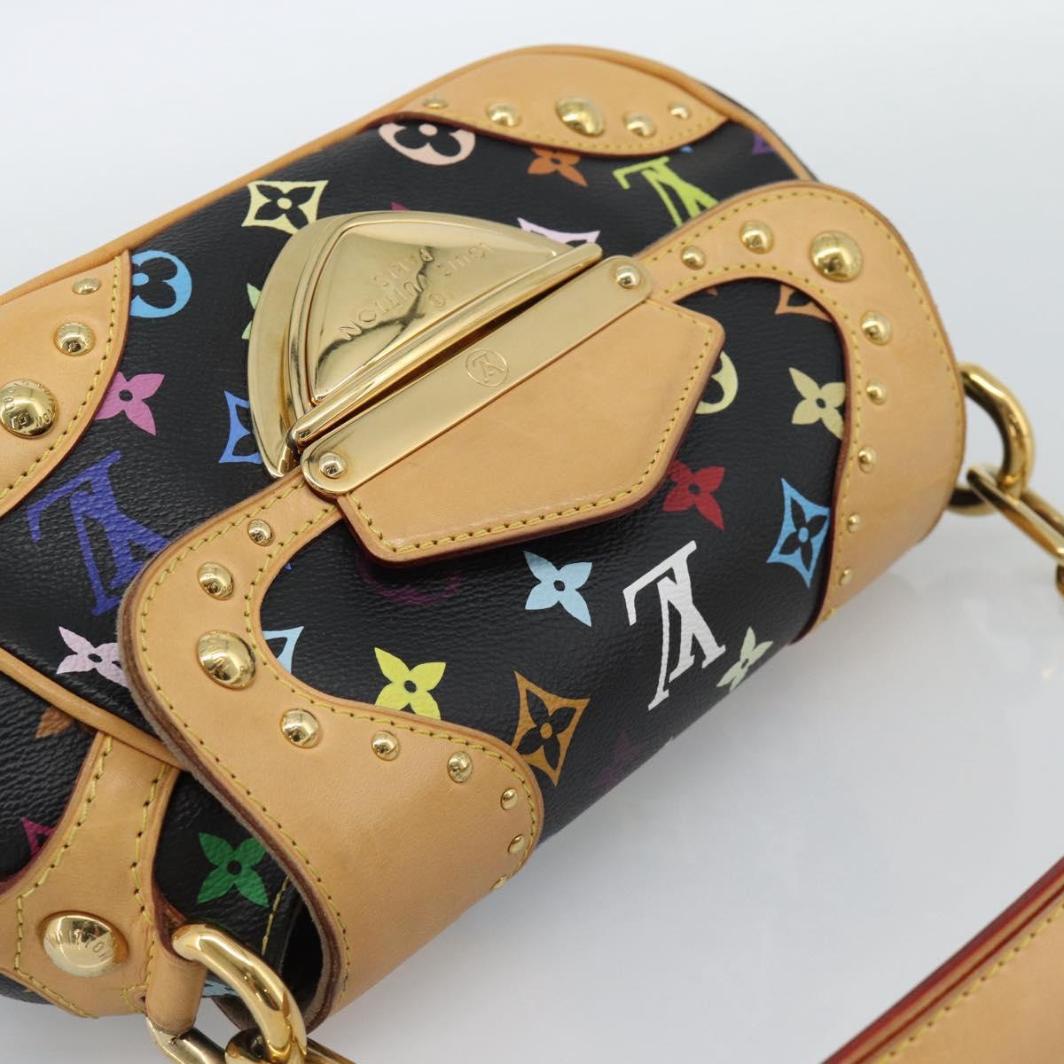 LOUIS VUITTON Monogram Multicolor Marilyn Bag Black M40207 LV Auth 186250SAV