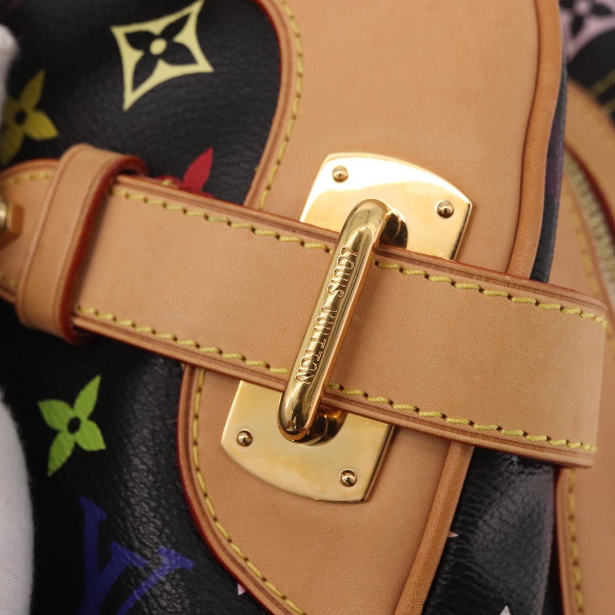 LOUIS VUITTON Monogram Multicolor Claudia Hand Bag Black M40194 Auth 186255SAV