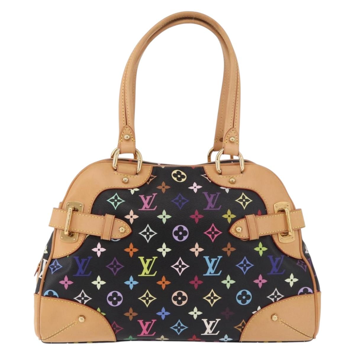 LOUIS VUITTON Monogram Multicolor Claudia Hand Bag Black M40194 Auth 186255SAV