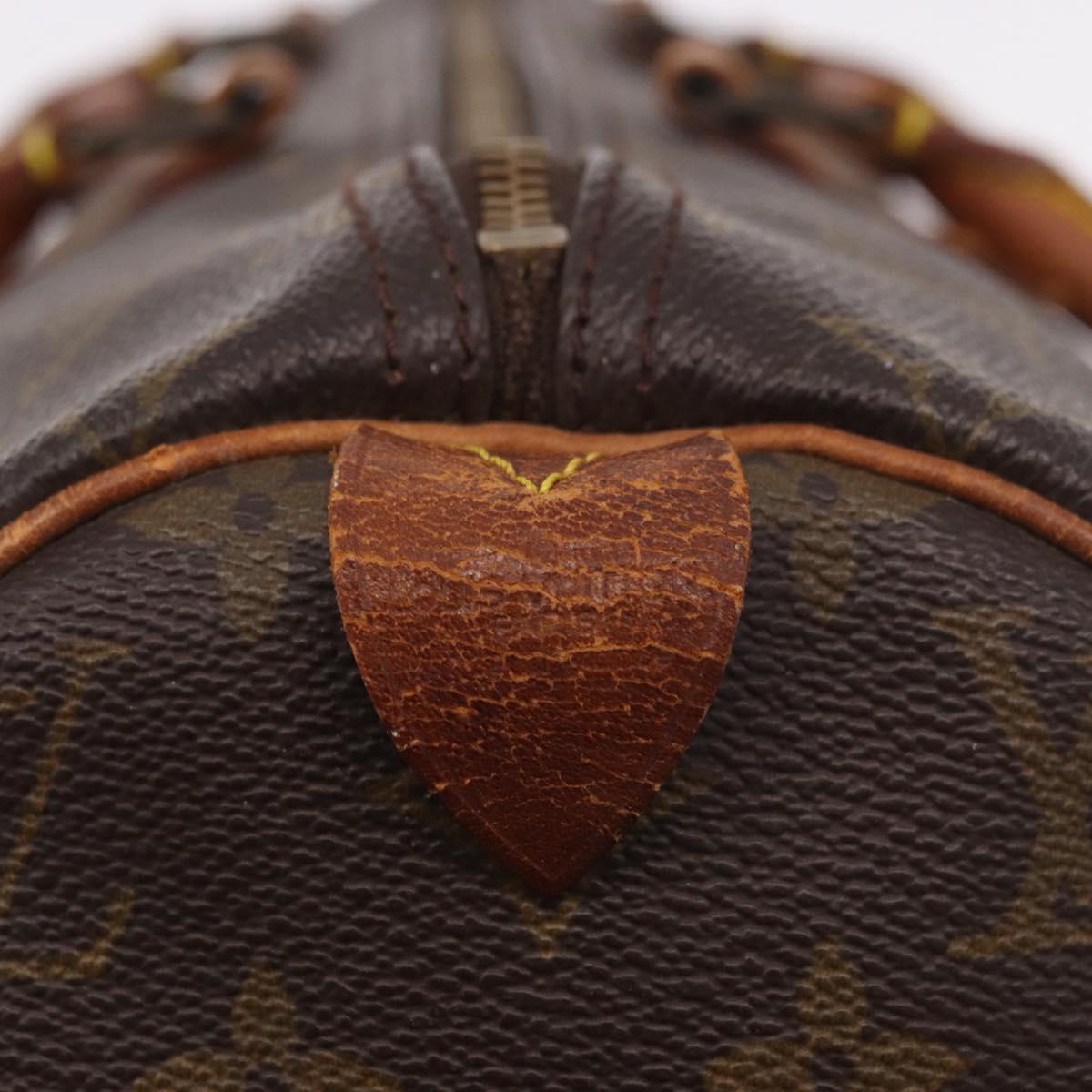 LOUIS VUITTON Monogram Speedy 40 Hand Bag M41522 LV Auth 186266