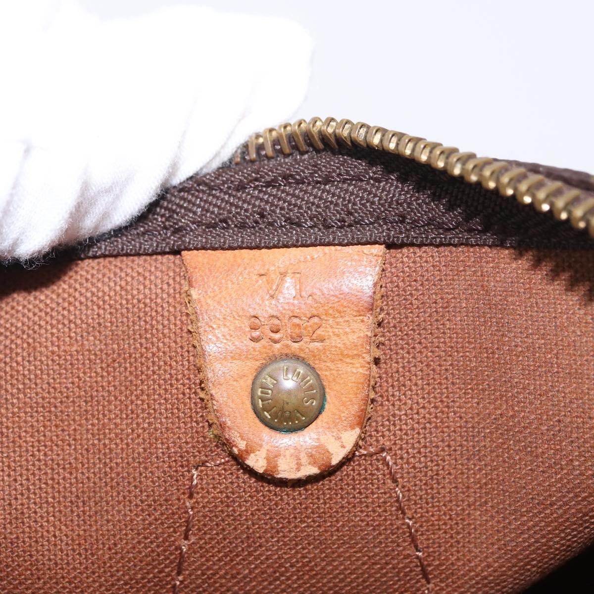 LOUIS VUITTON Monogram Speedy 40 Hand Bag M41522 LV Auth 186266