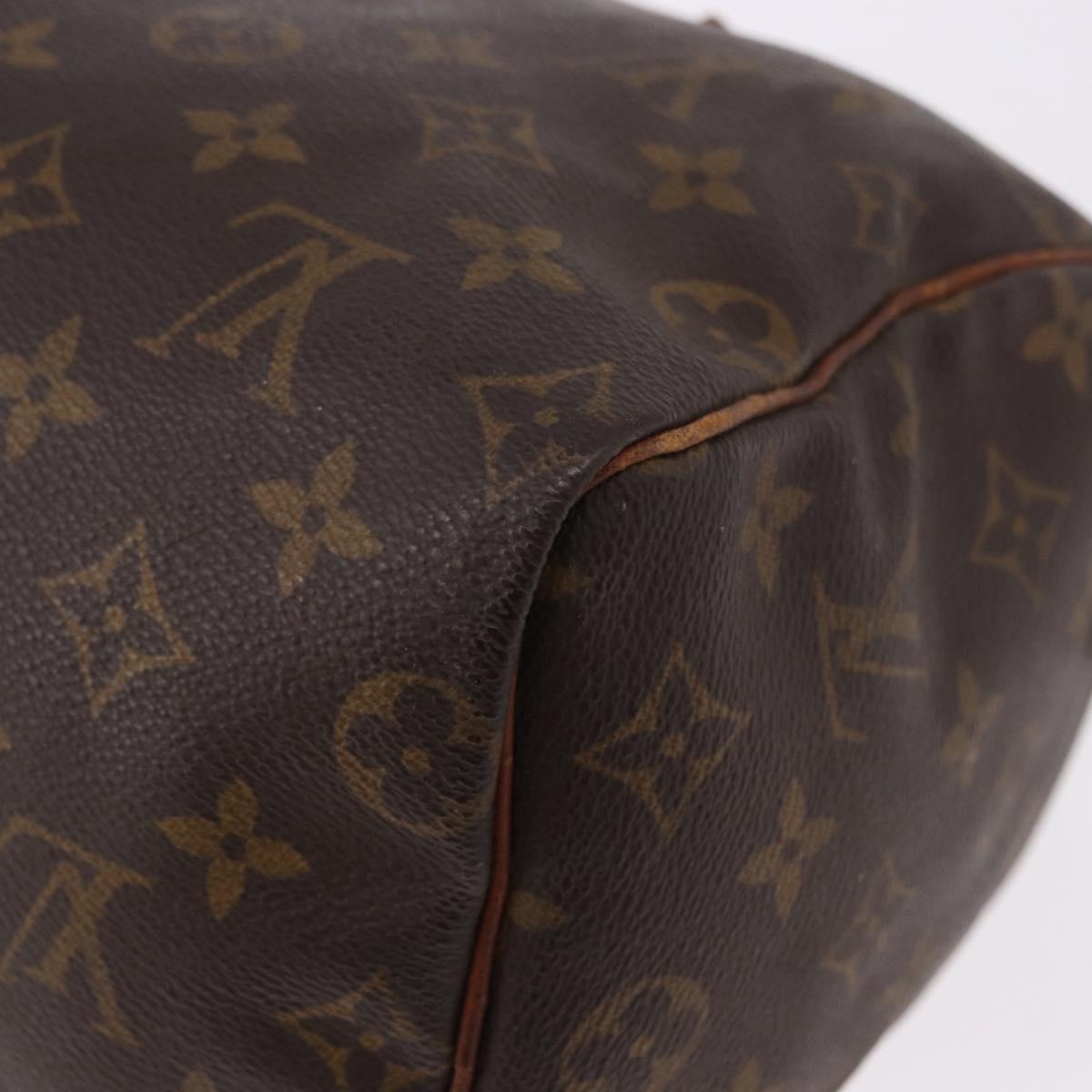 LOUIS VUITTON Monogram Speedy 25 Hand Bag M41528 LV Auth 186274