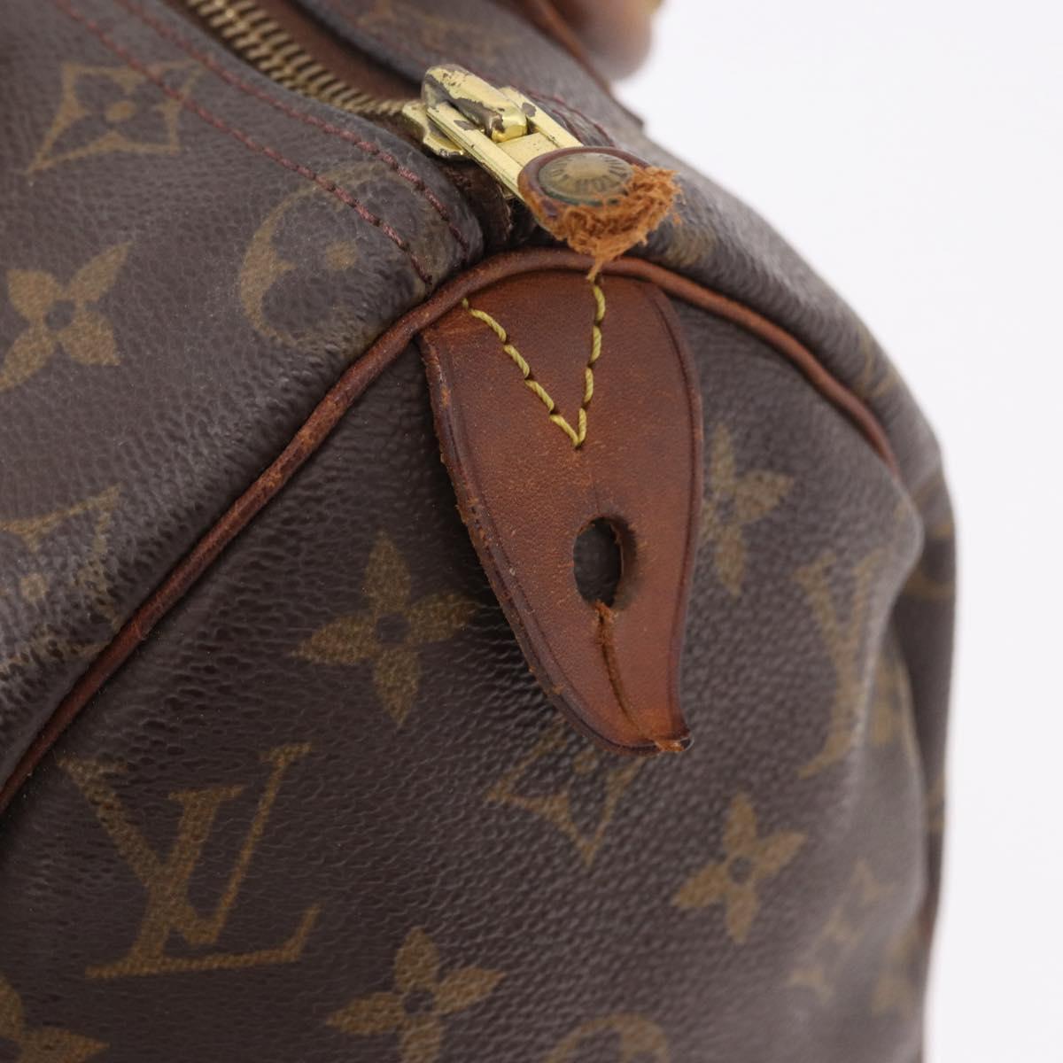 LOUIS VUITTON Monogram Speedy 25 Hand Bag M41528 LV Auth 186274