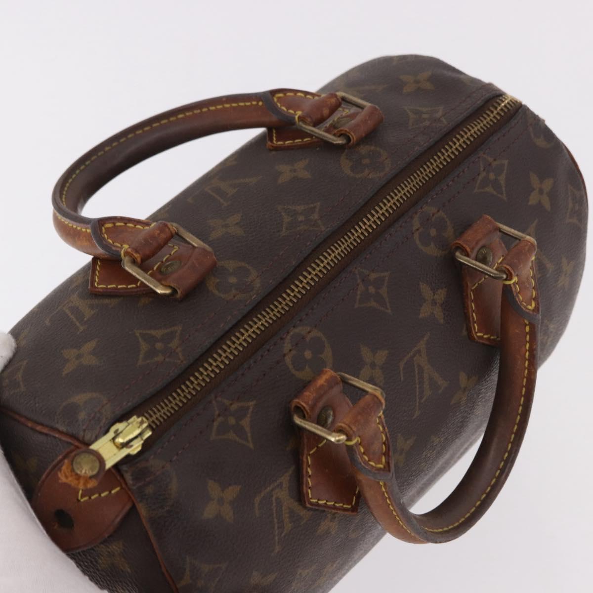LOUIS VUITTON Monogram Speedy 25 Hand Bag M41528 LV Auth 186274