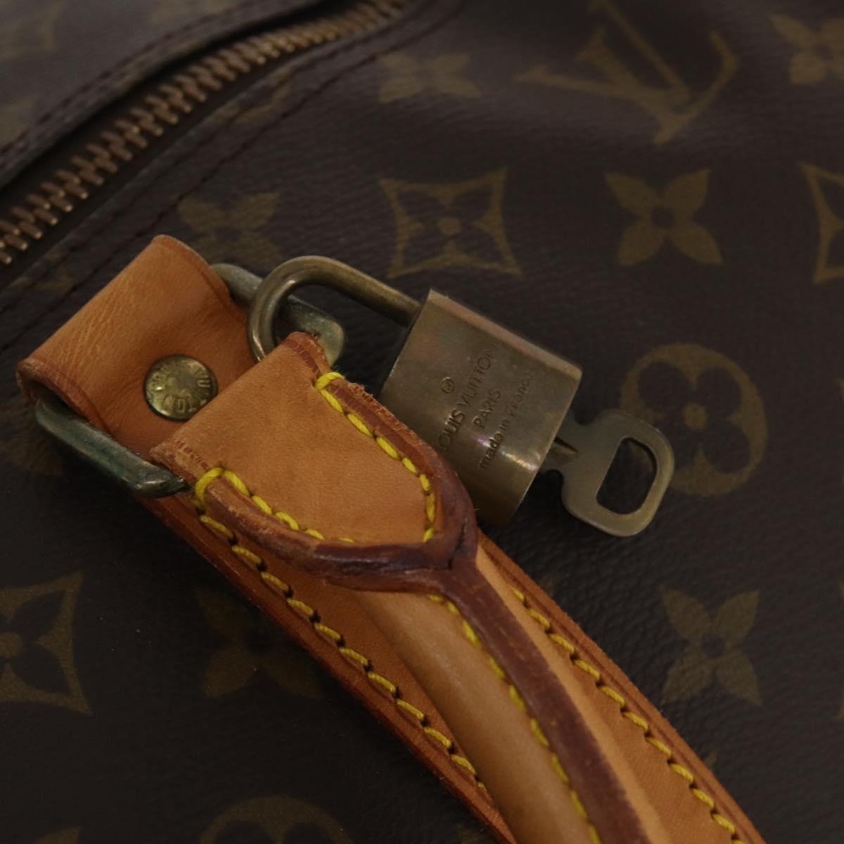 LOUIS VUITTON Monogram Keepall Bandouliere 60 Boston Bag M41412 LV Auth 186276A
