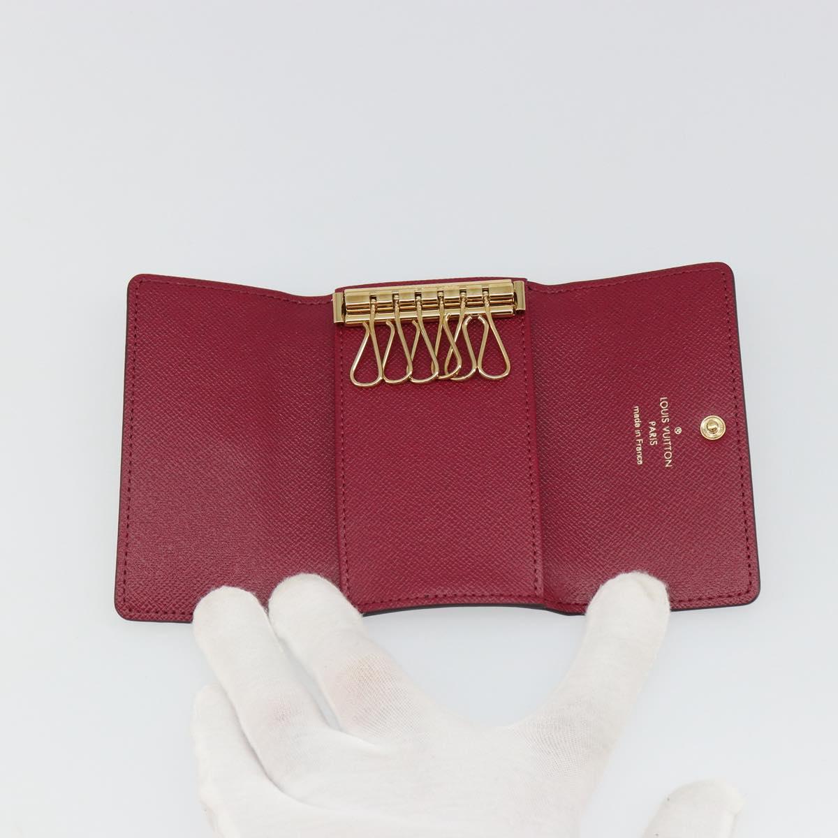 LOUIS VUITTON Monogram Multicles 6 Key Case Fuchsia M60701 LV Auth 186280V